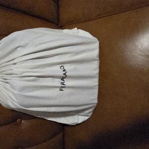 Ferragamo White Dust Bag